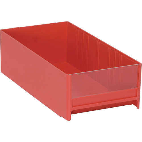 Cabinet Drawer, 5-5/8" W x 11" D x 3-5/16" H, Red Equipex