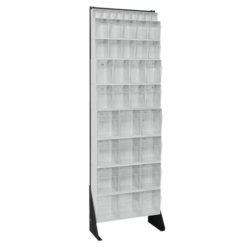 Support pour bacs basculants, 23-5/8" la x 8" p x 75" h, 36 tiroirs Equipex