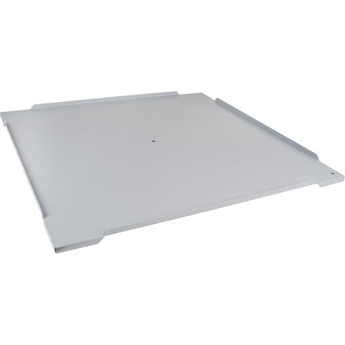 Carrousel de casiers &agrave; tiroirs industriels & robustes, Acier, 27-1/2" la x 27-1/2" p x 1" h, Gris Equipex