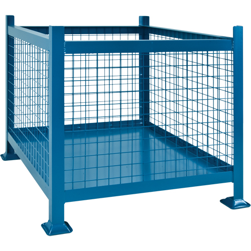 Contenants de vrac empilables, 40,5" la x 48,5" p x 30" h, Capacit&eacute; de 3000 lb Equipex