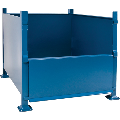 Bulk Stacking Containers, 30" H x 34.5" W x 40.5" D, 3500 lbs. Capacity Equipex
