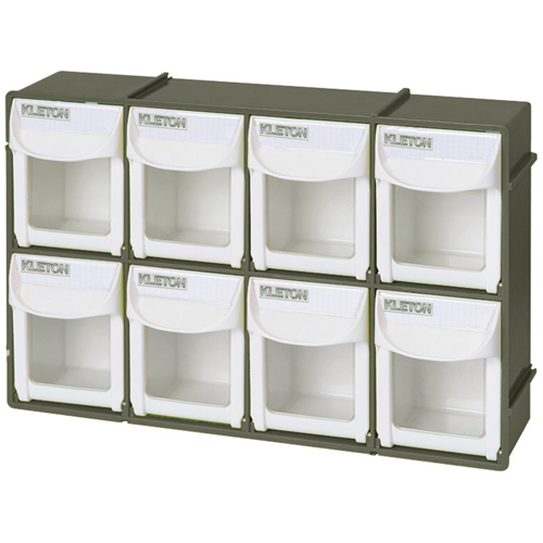 Heavy-Duty Tilt Bin, 11-3/4" W x 2-3/4" D x 7-7/8" H, 8 Drawers Equipex