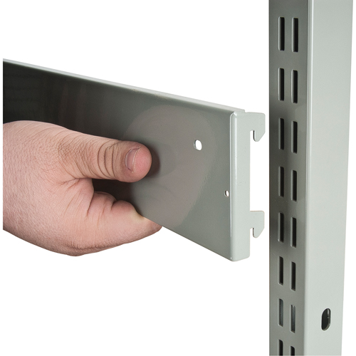 Servante mobile de bacs &agrave; plateaux inclinables - chariot seulement, &agrave; deux c&ocirc;t&eacute;s, 26-1/4" la x 22" p x 57-1/2" h Equipex