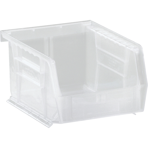 Bac transparent ultra empilable & suspendable, 4-1/8" la, 3" h x 5-3/8" p, Transparent Equipex