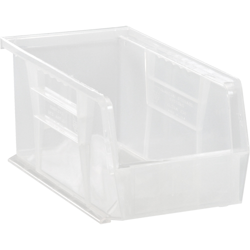 Bac transparent ultra empilable & suspendable, 4-1/8" la, 4" h x 10-7/8" p, Transparent Equipex