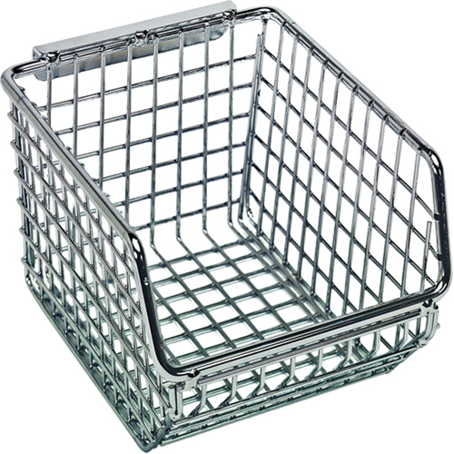 Bacs en fil m&eacute;tallique empilables et suspendables Equipex