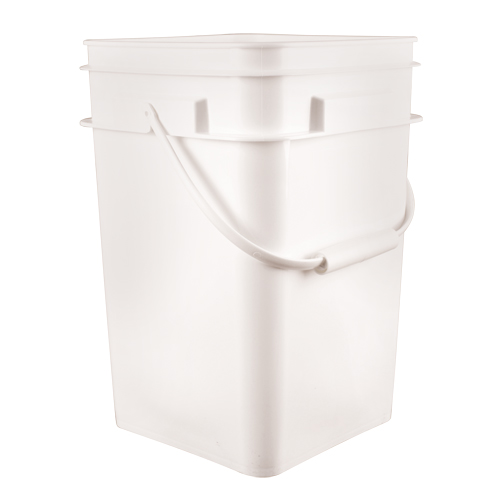 Square Pail, Plastic, 4.25 gal. Equipex