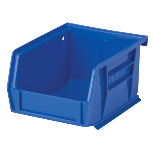 Stack & Hang Bin, 4-1/8" W x 3" H x 5-3/8" D, Blue Equipex