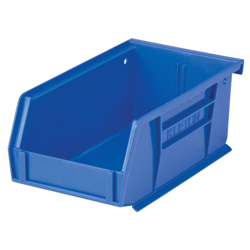 Stack & Hang Bin, 4-1/8" W x 3" H x 7-3/8" D, Blue Equipex