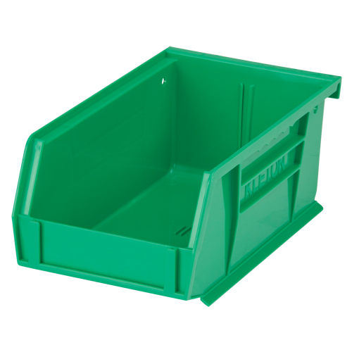 Stack & Hang Bin, 4-1/8" W x 3" H x 7-3/8" D, Green Equipex