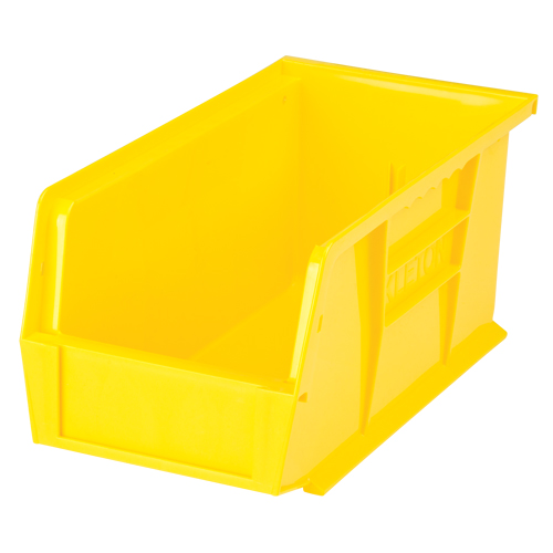 Bac empilable & &agrave; suspendre, 5-1/2" la, 5" h x 10-7/8" p, Jaune Equipex
