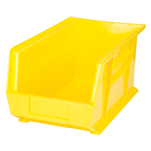 Bac empilable & &agrave; suspendre, 8-1/4" la, 7" h x 14-3/4" p, Jaune Equipex