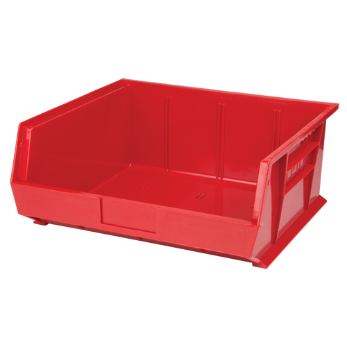 Stack & Hang Bin, 16-1/2" W x 7" H x 14-3/4" D, Red Equipex