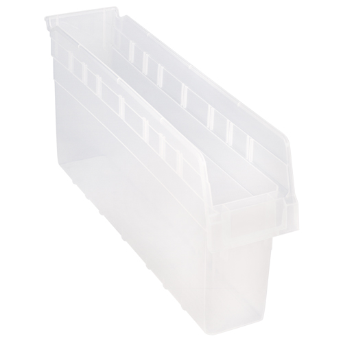 Bacs pour &eacute;tag&egrave;re Store-Max, 4-3/8" la x 8" H x 23-5/8" p, Transparent, Capacit&eacute; 68 lb Equipex