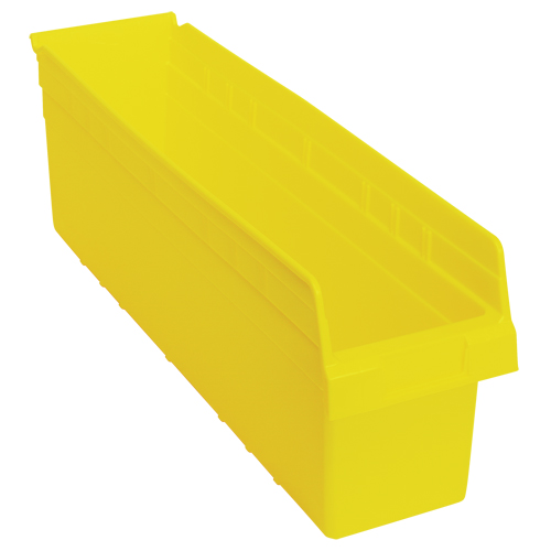 Bacs pour &eacute;tag&egrave;re Store-Max, 6-5/8" la x 8" H x 23-5/8" p, Jaune, Capacit&eacute; 68 lb Equipex