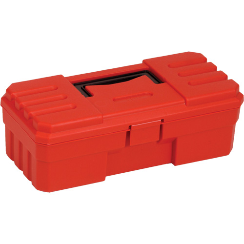 Tool Box, 12" W x 6" D x 4" H, Red Equipex