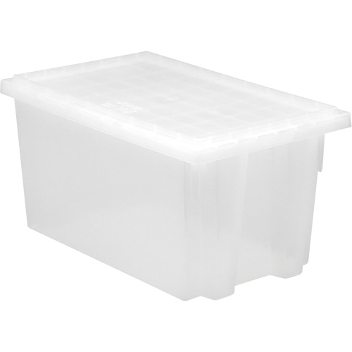 Contenant robuste Stack & Nest, 10" x 15,5" x 19,5", Transparent Equipex