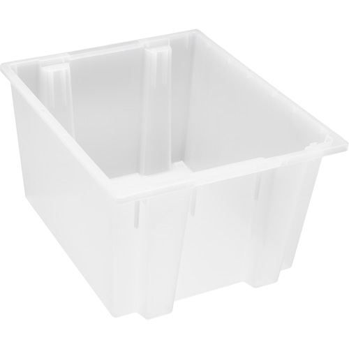 Contenant robuste Stack & Nest, 13" x 19,5" x 23,5", Transparent Equipex