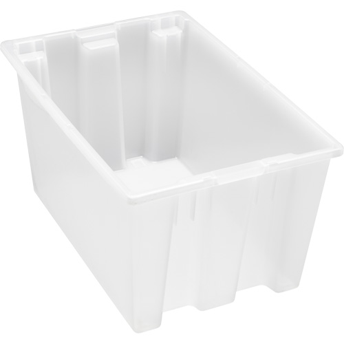 Contenant robuste Stack & Nest, 15" x 19,5" x 29,5", Transparent Equipex