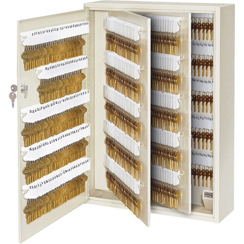 Heavy-Duty Key Cabinet, 730 Keys, Beige Equipex