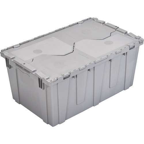 Bac emboîtable FP243C FliPak, 26,9" x 16,9" x 12,1", Gris Equipex