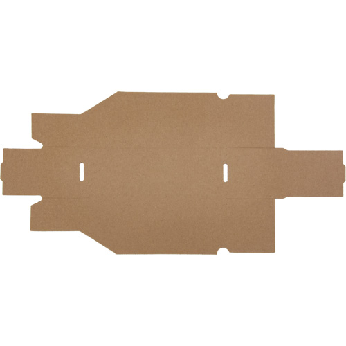 Boîtes profondes en carton ondul&eacute;, 3-3/4" la x 11-1/4" p x 4-1/2" h, Beige Equipex