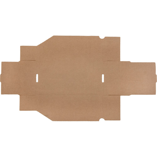 Deep Corrugated Parts Bins, 5-3/4" W x 11-1/4" D x 4-1/2" H, Beige Equipex