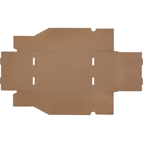 Boîtes profondes en carton ondul&eacute;, 7-5/8" la x 11-5/16" p x 4-1/2" h, Beige Equipex