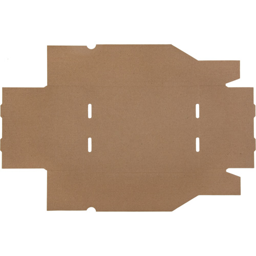 Deep Corrugated Parts Bins, 8-3/4" W x 11-1/4" D x 4-1/2" H, Beige Equipex