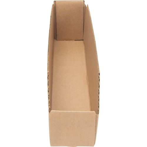 Deep Corrugated Parts Bins, 1-7/8" W x 17-1/8" D x 4-1/2" H, Beige Equipex