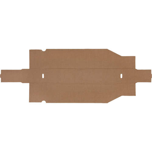 Deep Corrugated Parts Bins, 1-7/8" W x 17-1/8" D x 4-1/2" H, Beige Equipex