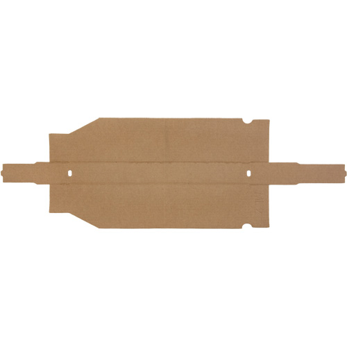Deep Corrugated Parts Bins, 2-7/8" W x 17-1/4" D x 4-1/2" H, Beige Equipex