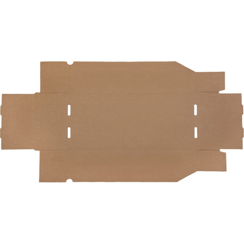 Deep Corrugated Parts Bins, 7-3/4" W x 17-1/4" D x 4-1/2" H, Beige Equipex