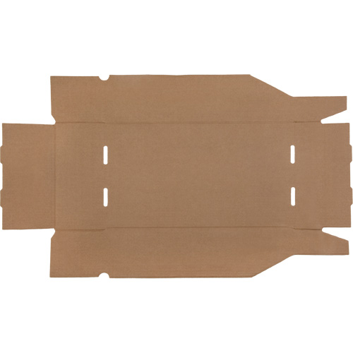 Deep Corrugated Parts Bins, 9-3/4" W x 17-1/4" D x 4-1/2" H, Beige Equipex