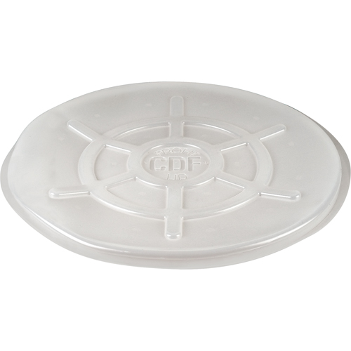 Couvercles protecteurs pour barils, Dessus ouvert, Convient aux 55 gal. US (45 gal. imp.), Transparent Equipex