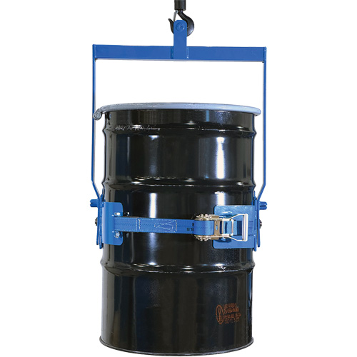 Ensemble de l&egrave;ve-baril manuel inclinable, Baril de 55 gal. US (45 gal. imp.), Capacit&eacute; 800 lb/363 kg Equipex
