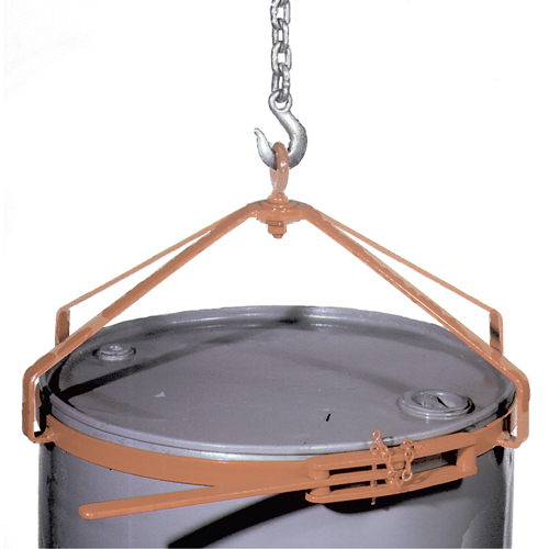 Manual Vertical Drum Lifter, 55 US gal. (45 Imperial Gal.), 700 lbs./317 kg. Cap. Equipex