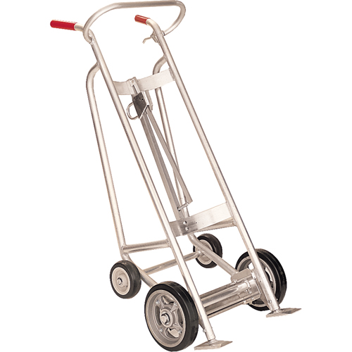 Drum Truck with Hand Brake, Aluminum Construction, 25 - 55 US Gal. (20 - 45 Imperial Gal.) Equipex