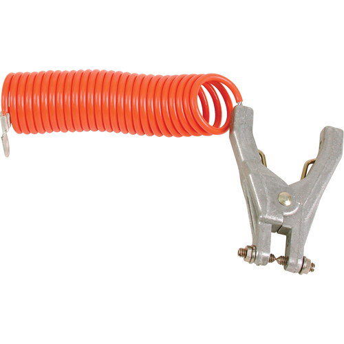 Coiled Grounding Clamps, 120" Long Equipex