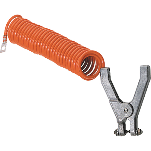 Coiled Grounding Clamps, 180" Long Equipex