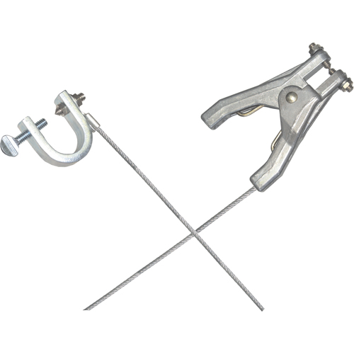 Heavy-Duty Bonding & Grounding Wire Assemblies - Hand Clamps & C-Clamps Equipex