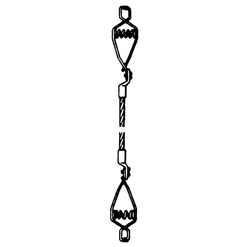 Light-Duty Bonding & Grounding Wire Assemblies - Two Alligator Clips Equipex