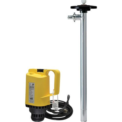 Pompes &agrave; tambour &eacute;lectriques, Acier inoxydable, 54,5 gal./min Equipex