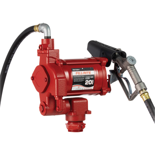 AC Utility Rotary Vane Pumps with Nozzle, 115 V, 20 GPM Equipex
