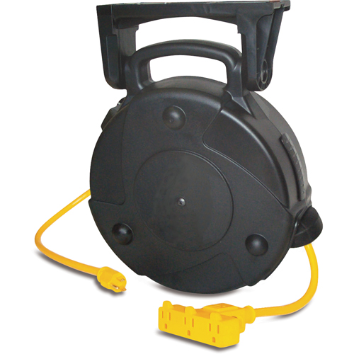 Industrial Cord Reels, 40', SJTW, 12/3 Gauge, 15 A Equipex