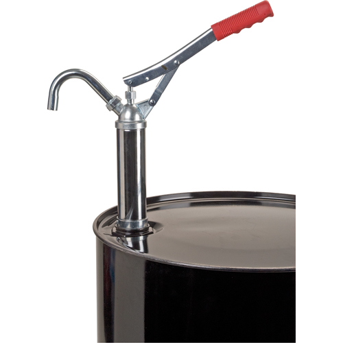 Lever-Type Drum Pump, Steel, 11 oz./Stroke, Fits 30-55 Gal. Equipex