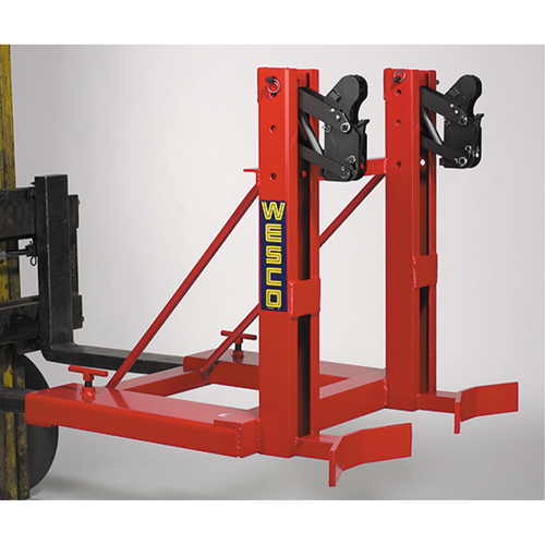 Manipulateurs de baril Gator Grip pour chariot &eacute;l&eacute;vateur, Pour 30 gal. US (25 gal. imp.) / 50 gal. US (41.6 gal. imp.) / 80 gal. US (66.6 gal. imp.) Equipex