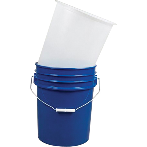 Doublures pour seaux en acier, 11-1/4" dia. x 12-1/4" h, 5 gal. US (4,16 gal. imp.) capacit&eacute; Equipex