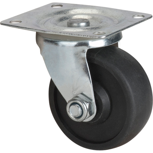 Roulette, Pivotant, 3" (76 mm), Polyol&eacute;fine, 250 lb (113 kg) Equipex