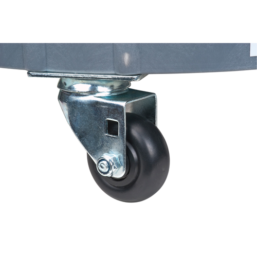 Socle roulant pour baril de confinement des fuites, 24,25" dia. X 7,625" h, Cap. de d&eacute;versement 1,5 gal. US Equipex